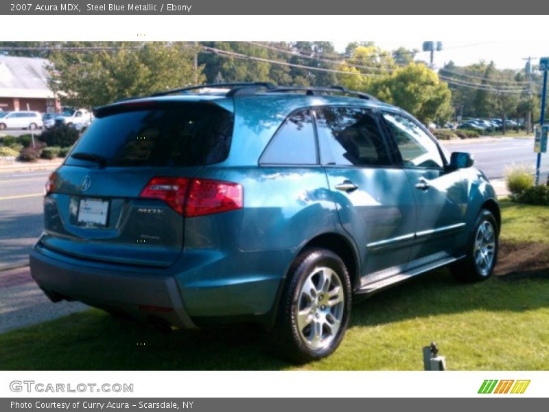 Steel Blue Metallic / Ebony 2007 Acura MDX