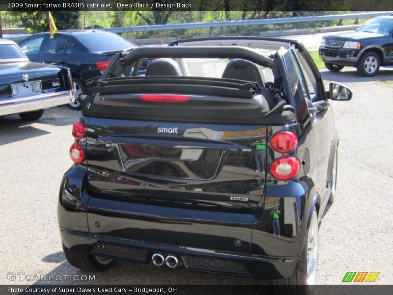 Deep Black / Design Black 2009 Smart fortwo BRABUS cabriolet