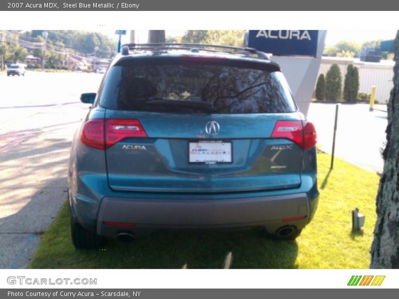 Steel Blue Metallic / Ebony 2007 Acura MDX