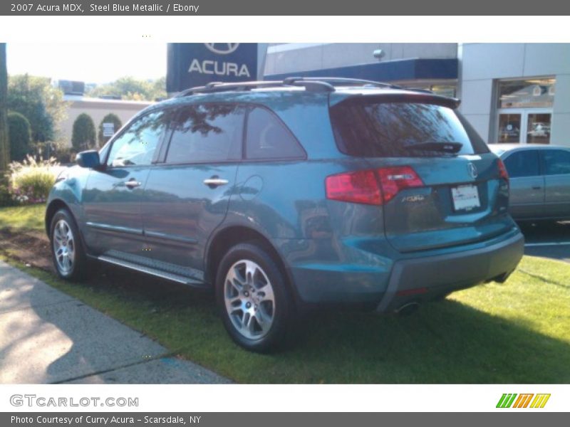 Steel Blue Metallic / Ebony 2007 Acura MDX