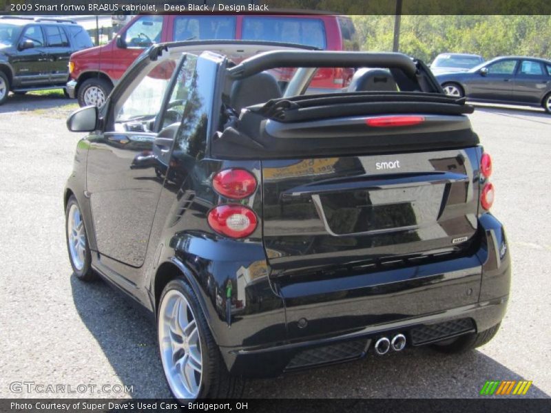 Deep Black / Design Black 2009 Smart fortwo BRABUS cabriolet