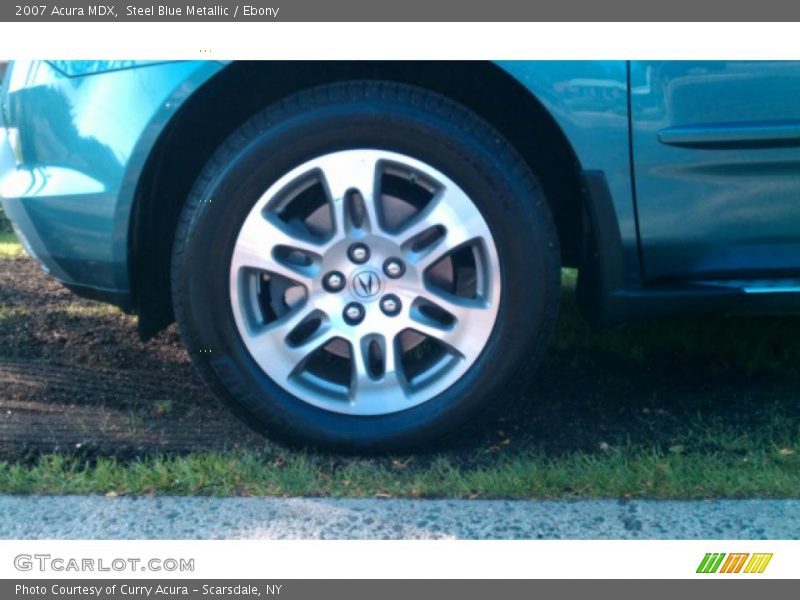 Steel Blue Metallic / Ebony 2007 Acura MDX
