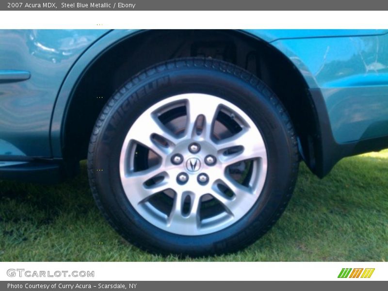 Steel Blue Metallic / Ebony 2007 Acura MDX