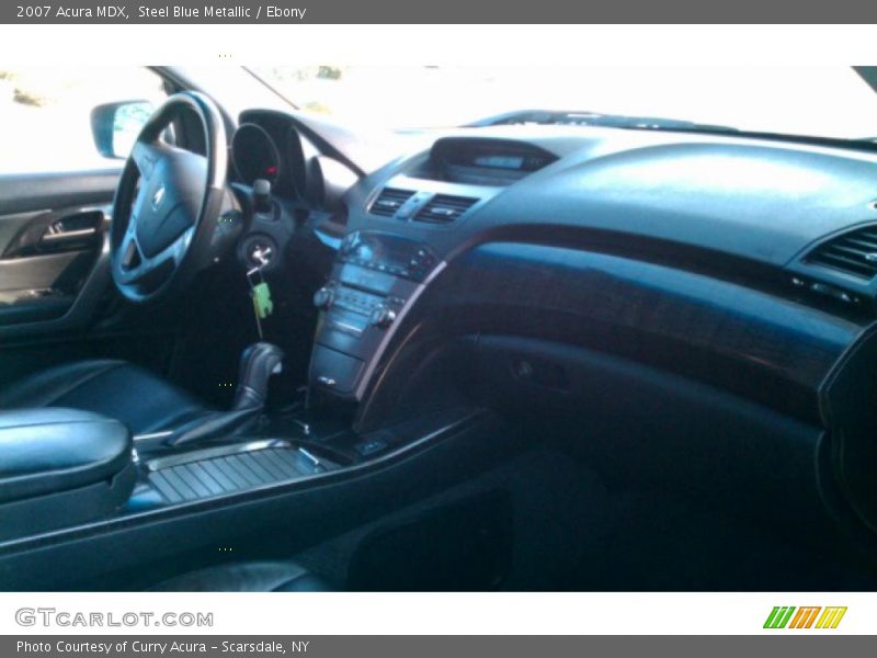 Steel Blue Metallic / Ebony 2007 Acura MDX