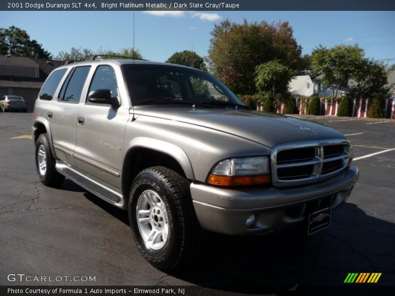 Bright Platinum Metallic / Dark Slate Gray/Taupe 2001 Dodge Durango SLT 4x4