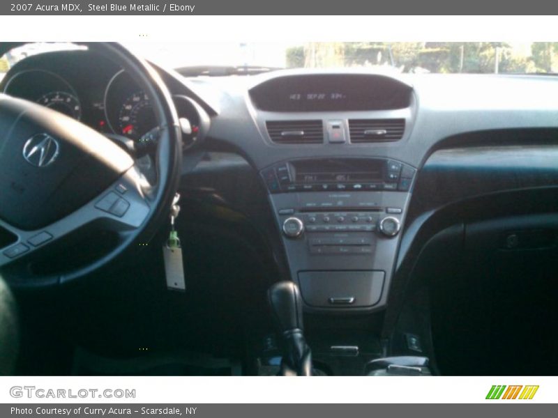 Steel Blue Metallic / Ebony 2007 Acura MDX