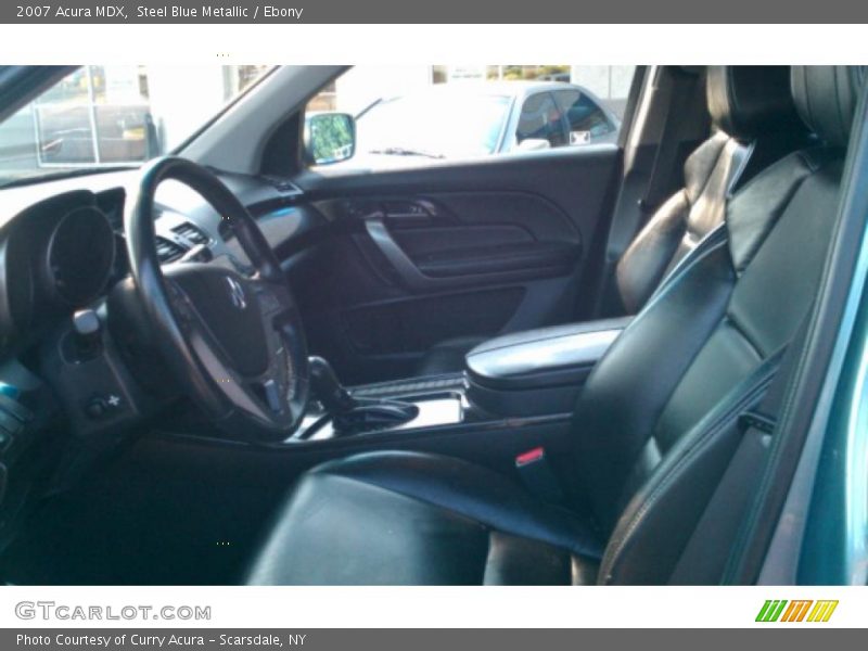 Steel Blue Metallic / Ebony 2007 Acura MDX