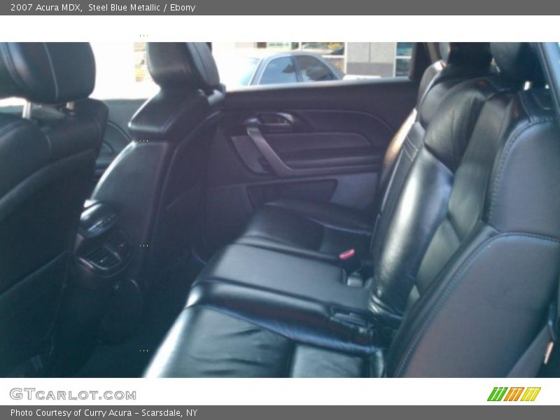 Steel Blue Metallic / Ebony 2007 Acura MDX