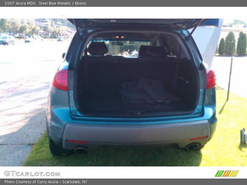 Steel Blue Metallic / Ebony 2007 Acura MDX