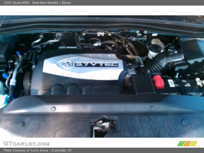 Steel Blue Metallic / Ebony 2007 Acura MDX