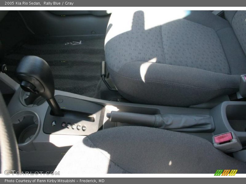 Rally Blue / Gray 2005 Kia Rio Sedan