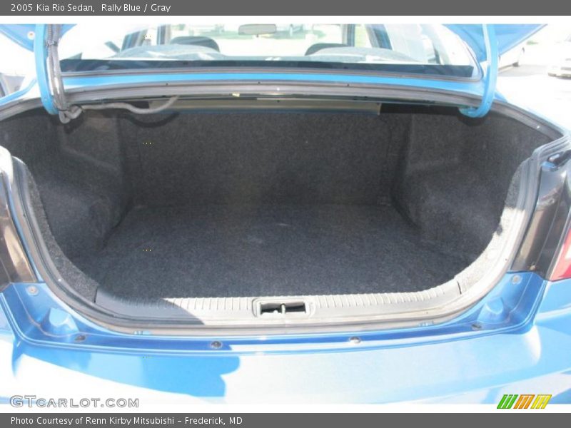 Rally Blue / Gray 2005 Kia Rio Sedan