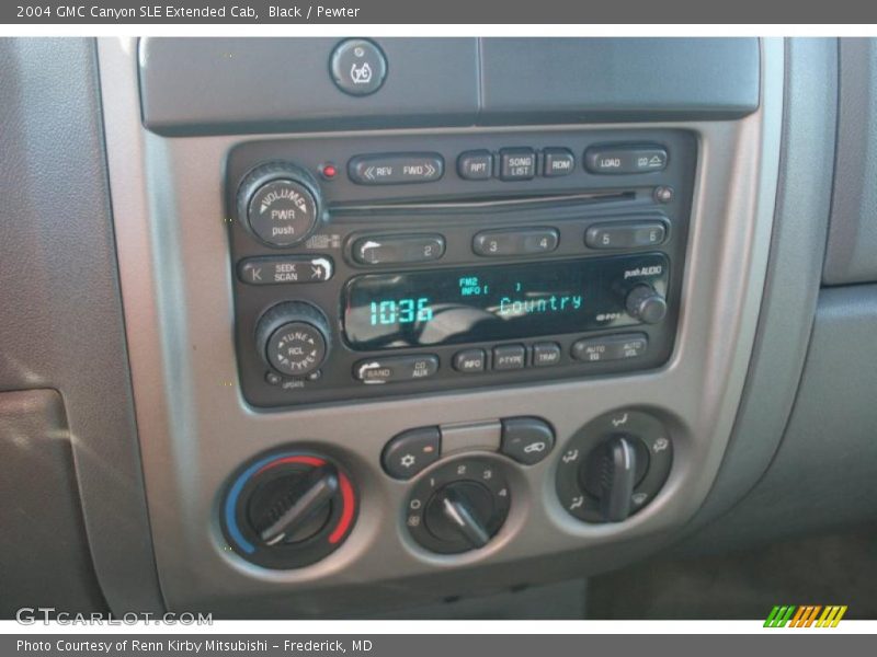 Black / Pewter 2004 GMC Canyon SLE Extended Cab