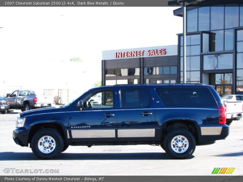 Dark Blue Metallic / Ebony 2007 Chevrolet Suburban 2500 LS 4x4