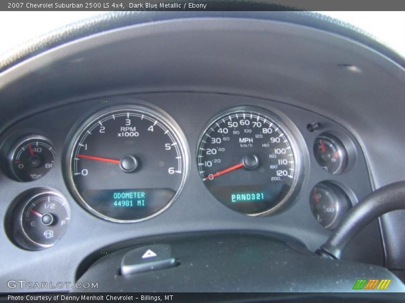 Dark Blue Metallic / Ebony 2007 Chevrolet Suburban 2500 LS 4x4