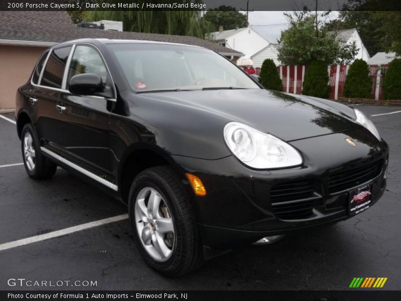 Dark Olive Metallic / Havanna/Sand Beige 2006 Porsche Cayenne S