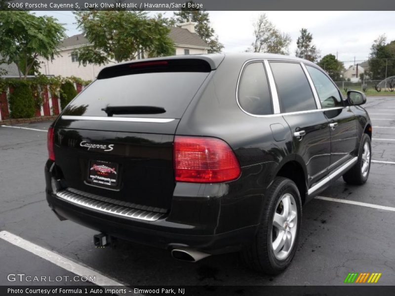 Dark Olive Metallic / Havanna/Sand Beige 2006 Porsche Cayenne S