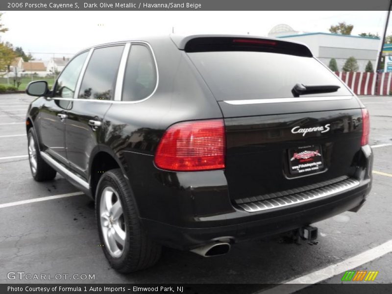 Dark Olive Metallic / Havanna/Sand Beige 2006 Porsche Cayenne S