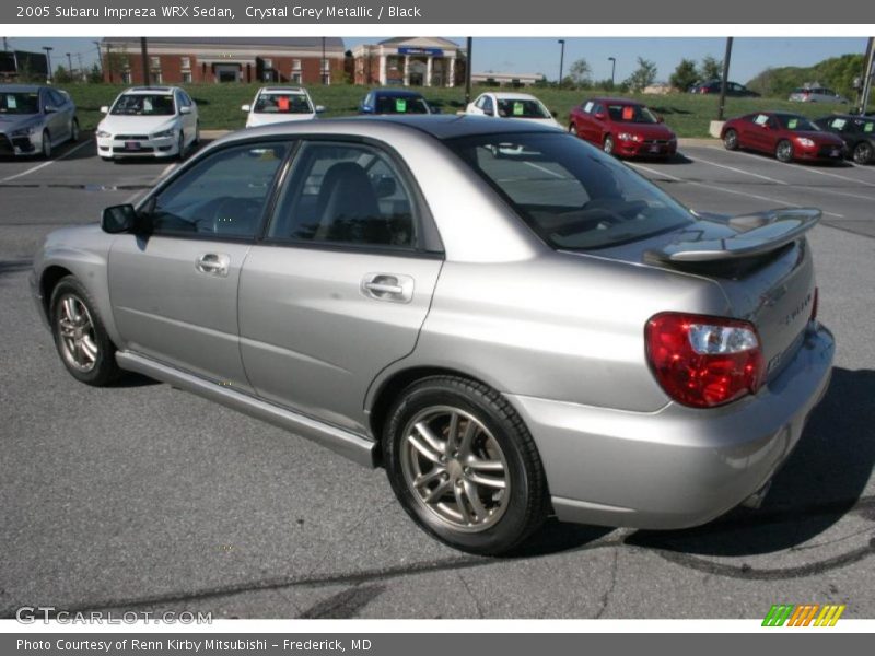 Crystal Grey Metallic / Black 2005 Subaru Impreza WRX Sedan