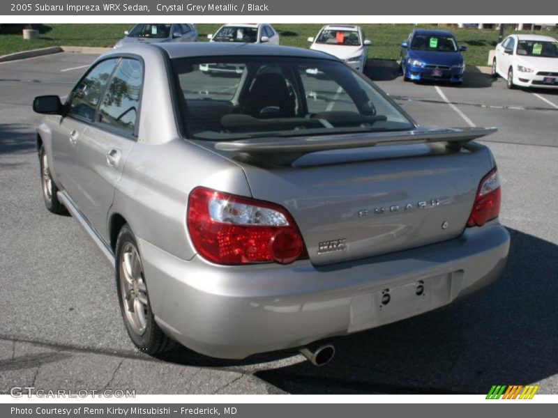 Crystal Grey Metallic / Black 2005 Subaru Impreza WRX Sedan