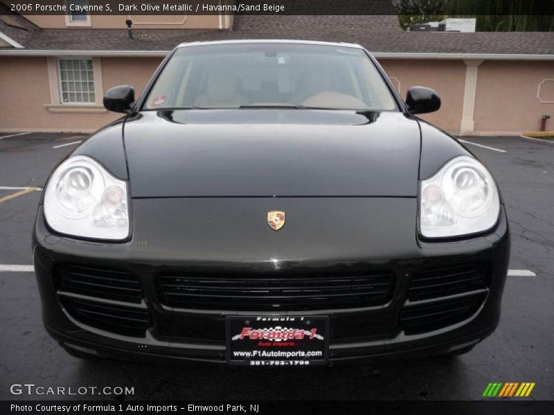 Dark Olive Metallic / Havanna/Sand Beige 2006 Porsche Cayenne S