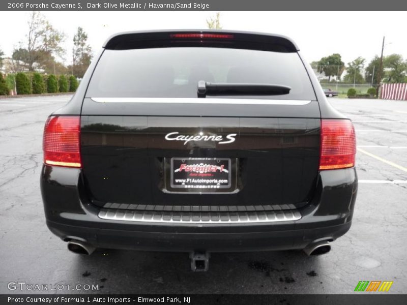 Dark Olive Metallic / Havanna/Sand Beige 2006 Porsche Cayenne S
