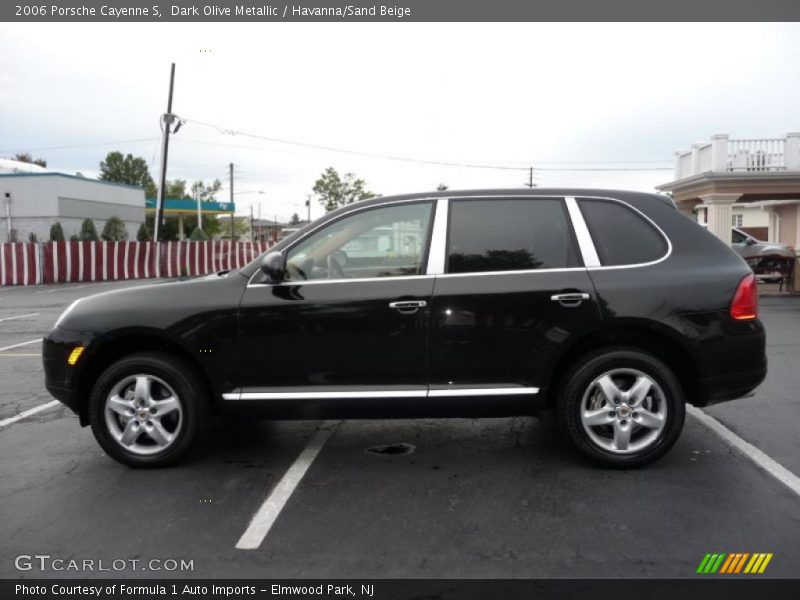 Dark Olive Metallic / Havanna/Sand Beige 2006 Porsche Cayenne S