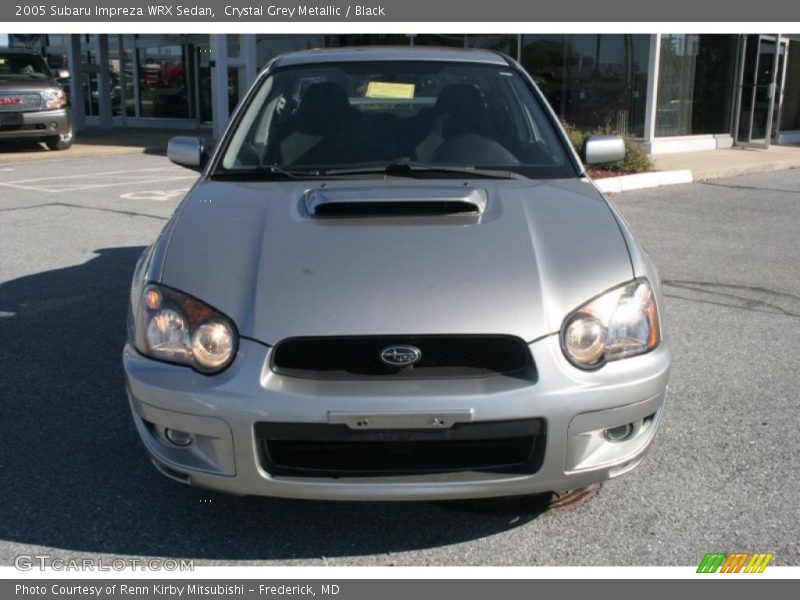 Crystal Grey Metallic / Black 2005 Subaru Impreza WRX Sedan