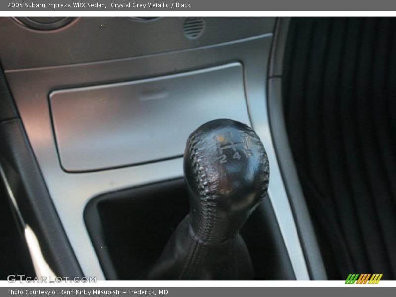Crystal Grey Metallic / Black 2005 Subaru Impreza WRX Sedan