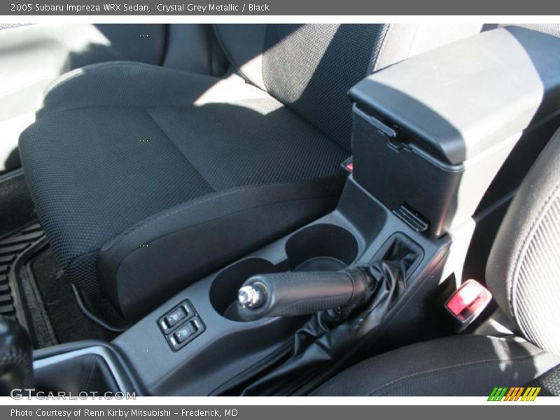 Crystal Grey Metallic / Black 2005 Subaru Impreza WRX Sedan
