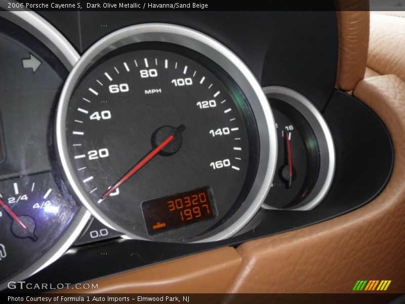 Dark Olive Metallic / Havanna/Sand Beige 2006 Porsche Cayenne S