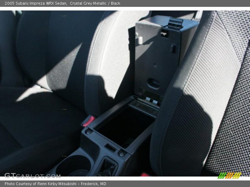 Crystal Grey Metallic / Black 2005 Subaru Impreza WRX Sedan