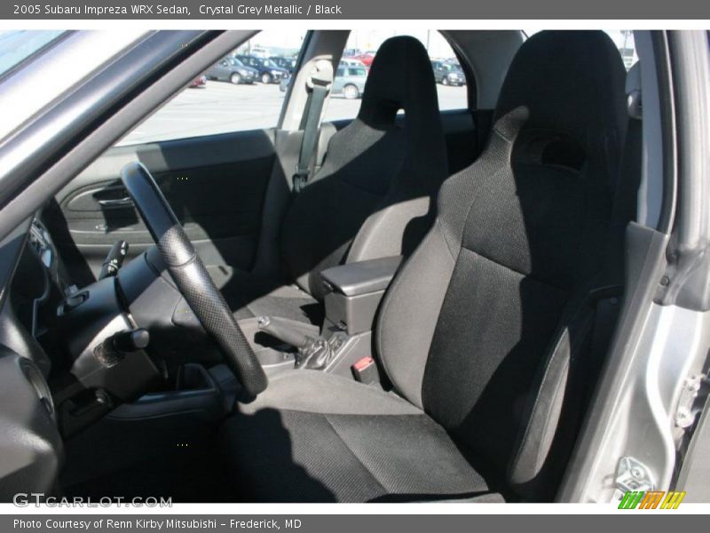 Crystal Grey Metallic / Black 2005 Subaru Impreza WRX Sedan