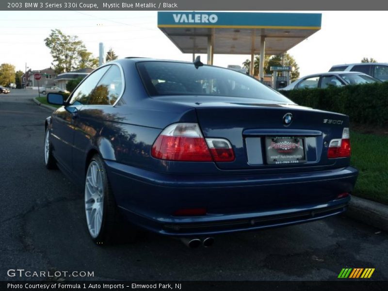 Mystic Blue Metallic / Black 2003 BMW 3 Series 330i Coupe