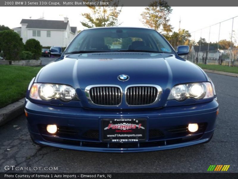 Mystic Blue Metallic / Black 2003 BMW 3 Series 330i Coupe
