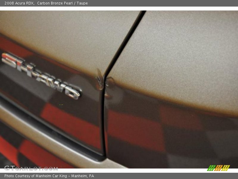 Carbon Bronze Pearl / Taupe 2008 Acura RDX