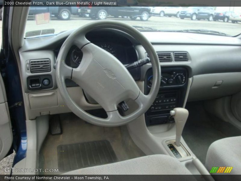 Dark Blue-Green Metallic / Light Neutral 2000 Chevrolet Prizm