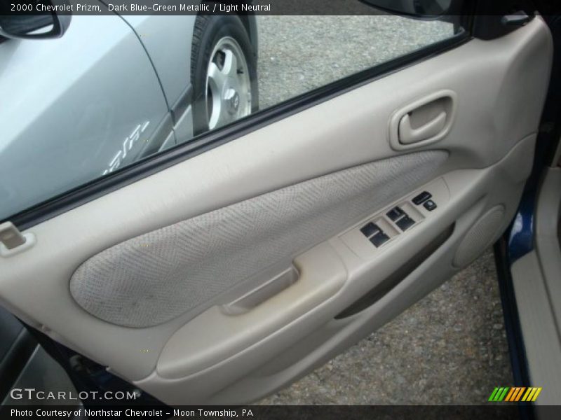 Dark Blue-Green Metallic / Light Neutral 2000 Chevrolet Prizm