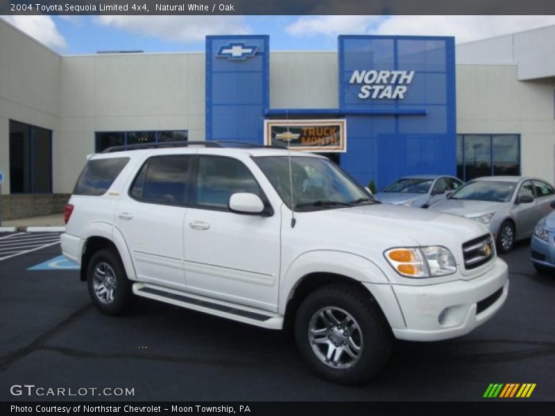 Natural White / Oak 2004 Toyota Sequoia Limited 4x4