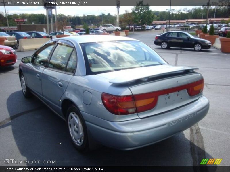 Silver Blue / Tan 2002 Saturn S Series SL2 Sedan