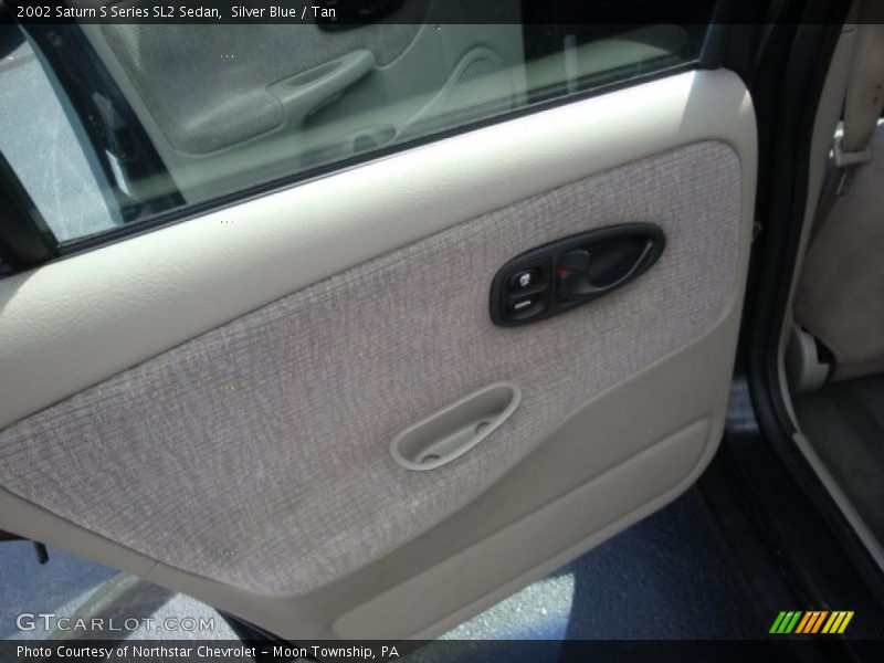 Silver Blue / Tan 2002 Saturn S Series SL2 Sedan