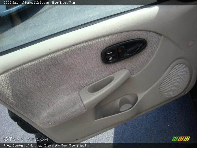 Silver Blue / Tan 2002 Saturn S Series SL2 Sedan