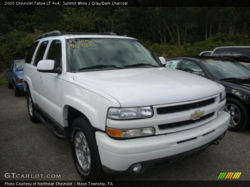 Summit White / Gray/Dark Charcoal 2005 Chevrolet Tahoe LT 4x4