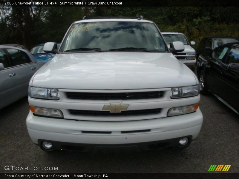 Summit White / Gray/Dark Charcoal 2005 Chevrolet Tahoe LT 4x4