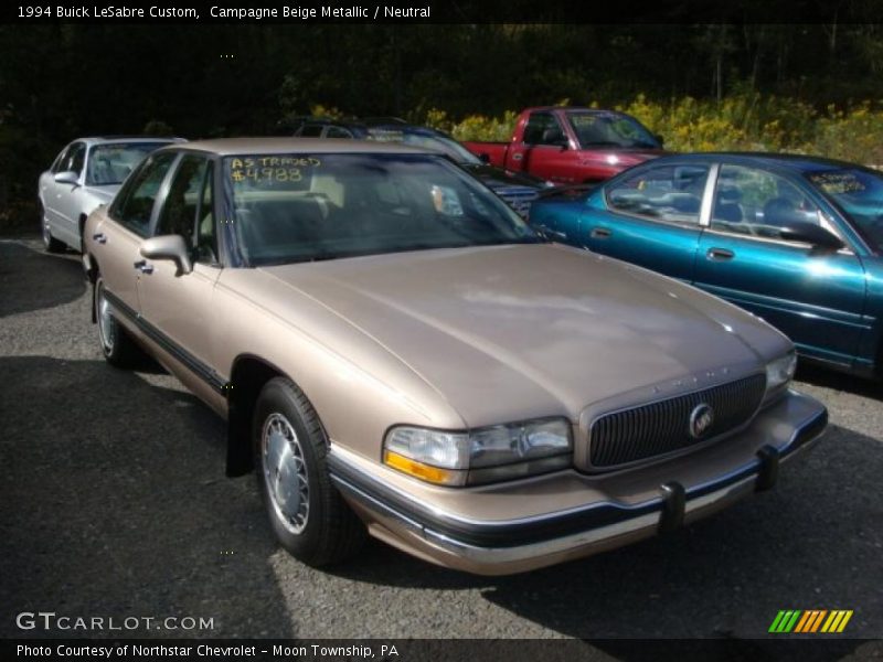 Campagne Beige Metallic / Neutral 1994 Buick LeSabre Custom