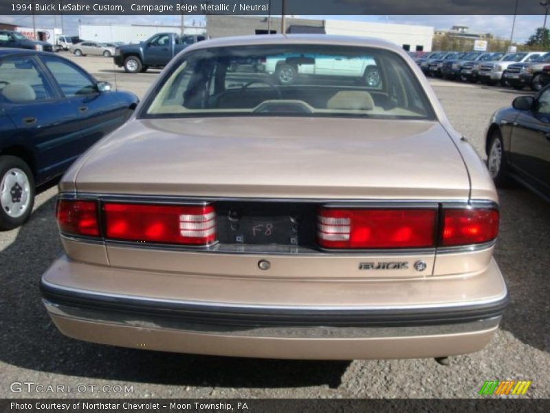 Campagne Beige Metallic / Neutral 1994 Buick LeSabre Custom