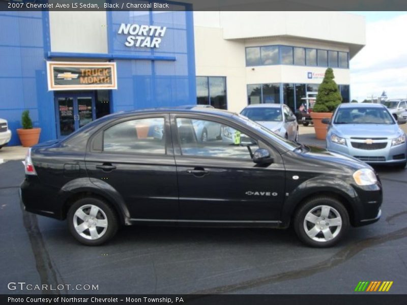 Black / Charcoal Black 2007 Chevrolet Aveo LS Sedan