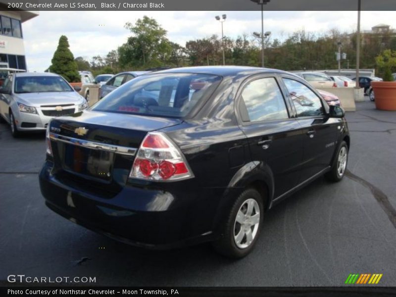 Black / Charcoal Black 2007 Chevrolet Aveo LS Sedan