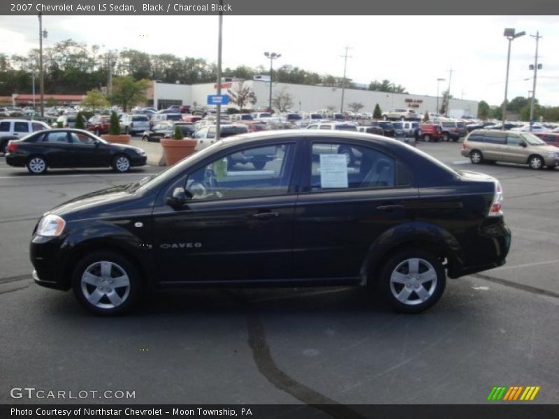 Black / Charcoal Black 2007 Chevrolet Aveo LS Sedan