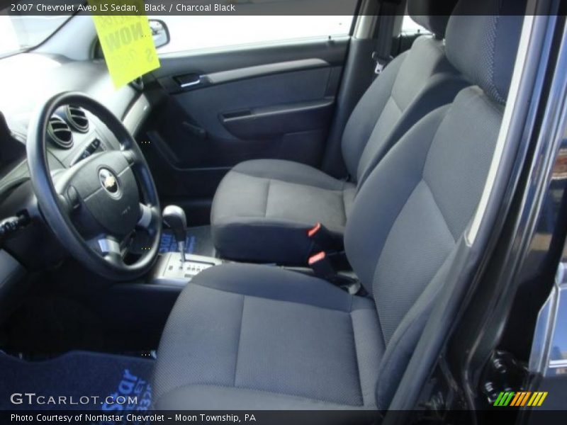 Black / Charcoal Black 2007 Chevrolet Aveo LS Sedan